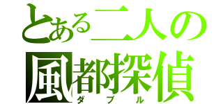 とある二人の風都探偵（ダブル）