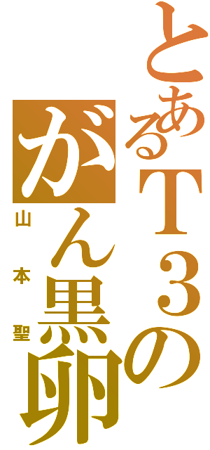 とあるＴ３のがん黒卵（山本聖）