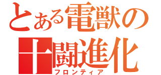 とある電獣の十闘進化（フロンティア）