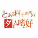 とある四十路男のダム嗜好（雁　馬）