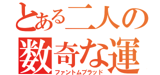 とある二人の数奇な運命（ファントムブラッド）