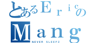 とあるＥｒｉｃｋのＭａｎｇａｌｉｎｄａｎ（ＮＥＶＥＲ ＳＬＥＥＰＺ）