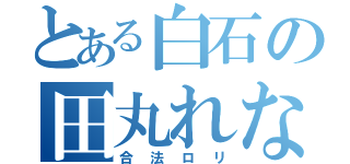 とある白石の田丸れな（合法ロリ）