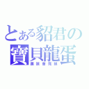 とある貂君の寶貝龍蛋（應該會死掉）