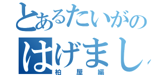 とあるたいがのはげまし（柏屋編）