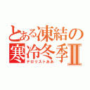 とある凍結の寒冷冬季Ⅱ（テロリストああ）