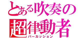 とある吹奏の超律動者（パーカッション）