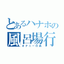 とあるハナホの風呂場行為（オナニー行為）