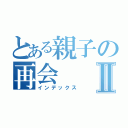 とある親子の再会Ⅱ（インデックス）