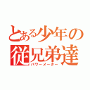 とある少年の従兄弟達（パワーメーター）