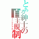 とある紳士の自主規制（インビジブル）