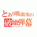 とある吸血鬼の破壊弾幕（キュッとしてドカーン）