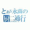 とある永薗の厨二通行（ジャキセラレータ）