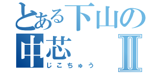 とある下山の中芯Ⅱ（じこちゅう）