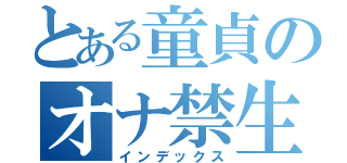 とある童貞のオナ禁生活（インデックス）