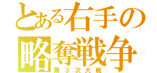 とある右手の略奪戦争（第３次大戦）