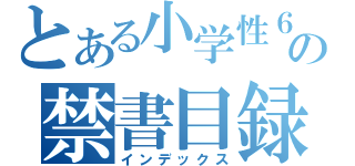 とある小学性６年の禁書目録（インデックス）