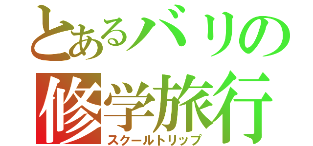 とあるバリの修学旅行（スクールトリップ）