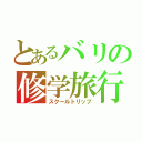 とあるバリの修学旅行（スクールトリップ）