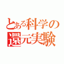 とある科学の還元実験（）