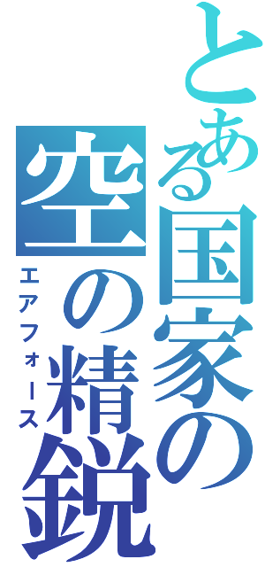 とある国家の空の精鋭（エアフォース）