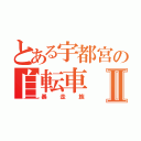 とある宇都宮の自転車Ⅱ（暴走族）