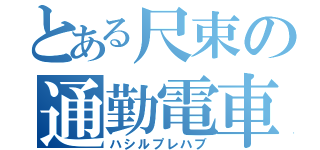 とある尺束の通勤電車（ハシルプレハブ）