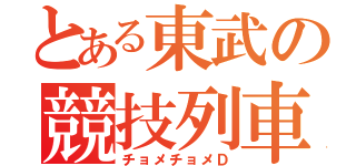 とある東武の競技列車（チョメチョメＤ）