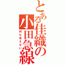 とある佳織の小田急線（何も見えない）