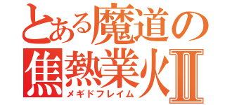 とある魔道の焦熱業火Ⅱ（メギドフレイム）