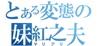 とある変態の妹紅之夫（マリアリ）