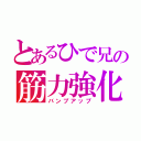 とあるひで兄の筋力強化（バンプアップ）