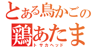 とある鳥かごの鶏あたま（トサカヘッド）