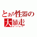 とある性器の大暴走（オーバーロード）