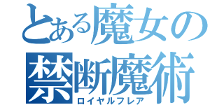 とある魔女の禁断魔術（ロイヤルフレア）