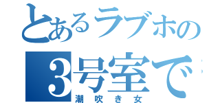 とあるラブホの３号室で（潮吹き女）