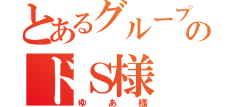 とあるグループのドＳ様（ゆあ様）