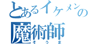 とあるイケメンの魔術師（そうま）