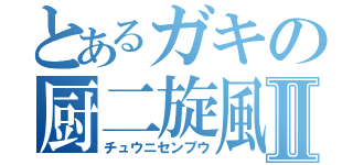 とあるガキの厨二旋風Ⅱ（チュウニセンプウ）