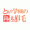 とある学園の極太眉毛（～佐々木優太～）