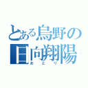 とある烏野の日向翔陽（おとり）