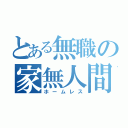 とある無職の家無人間（ホームレス）