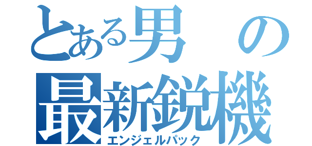 とある男の最新鋭機（エンジェルパック）