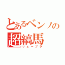 とあるベンノの超縞馬（ツェーブラ）