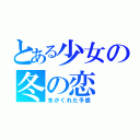 とある少女の冬の恋（冬がくれた予感）