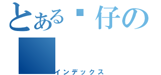 とある傻仔の（インデックス）