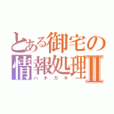 とある御宅の情報処理Ⅱ（ハチガキ）