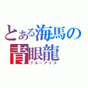 とある海馬の青眼龍（ブルーアイズ）