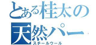 とある桂太の天然パーマ（スチールウール）