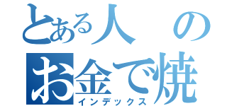 とある人のお金で焼肉食べたい（インデックス）
